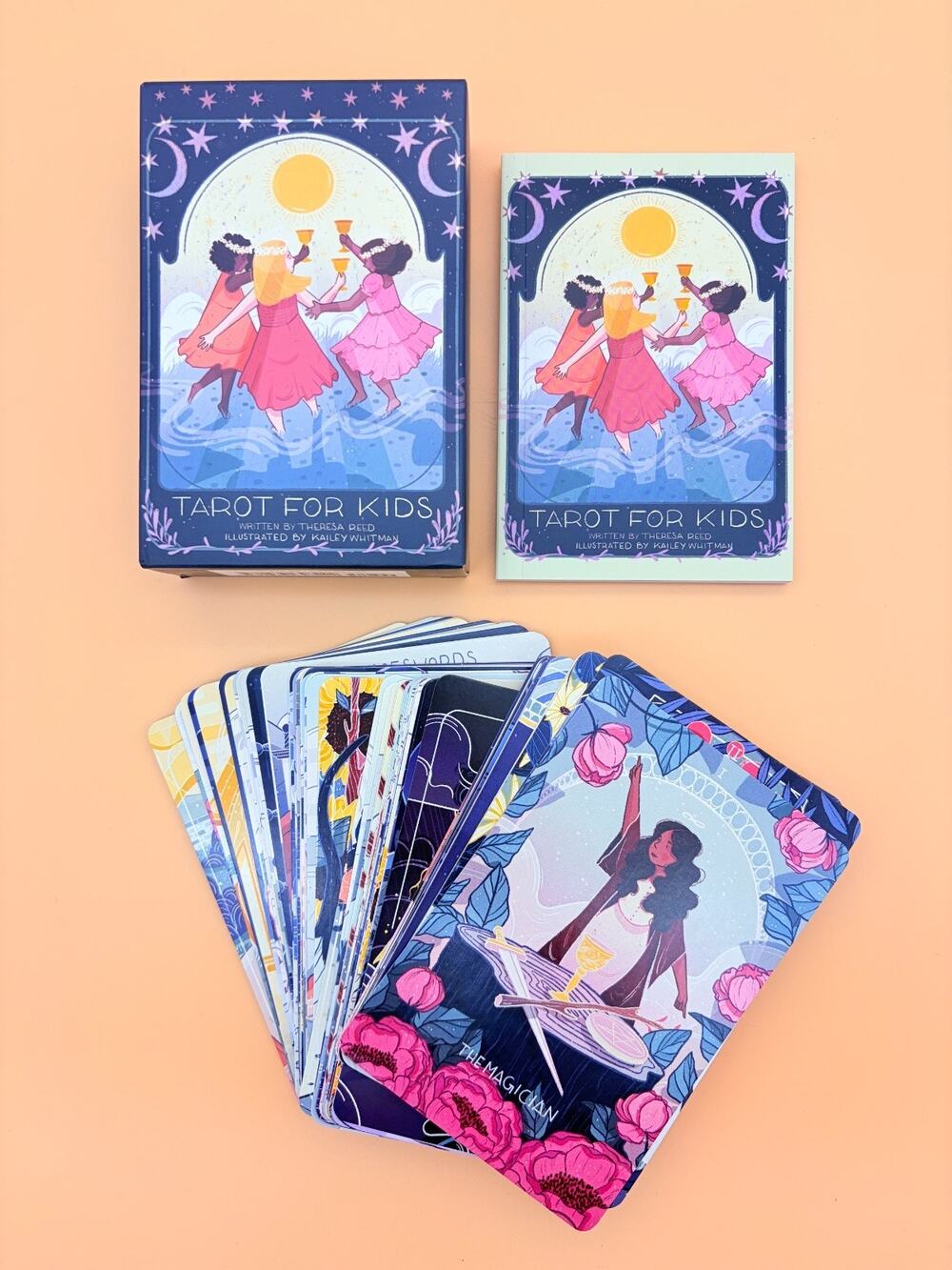 Tarot for Kids Complete Theresa Reed Kailey Whitman 78 Card Deck Guidebook Set